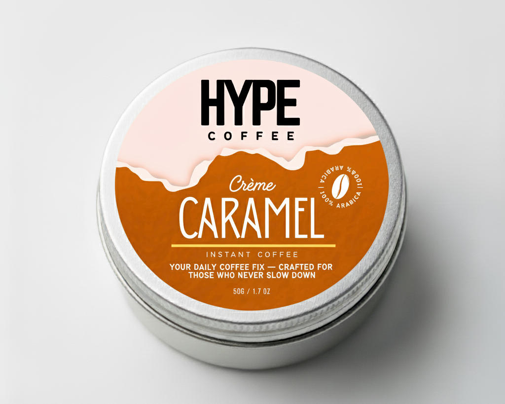 HYPE Creme Caramel | 100% Arabica Instant Coffee - 50g