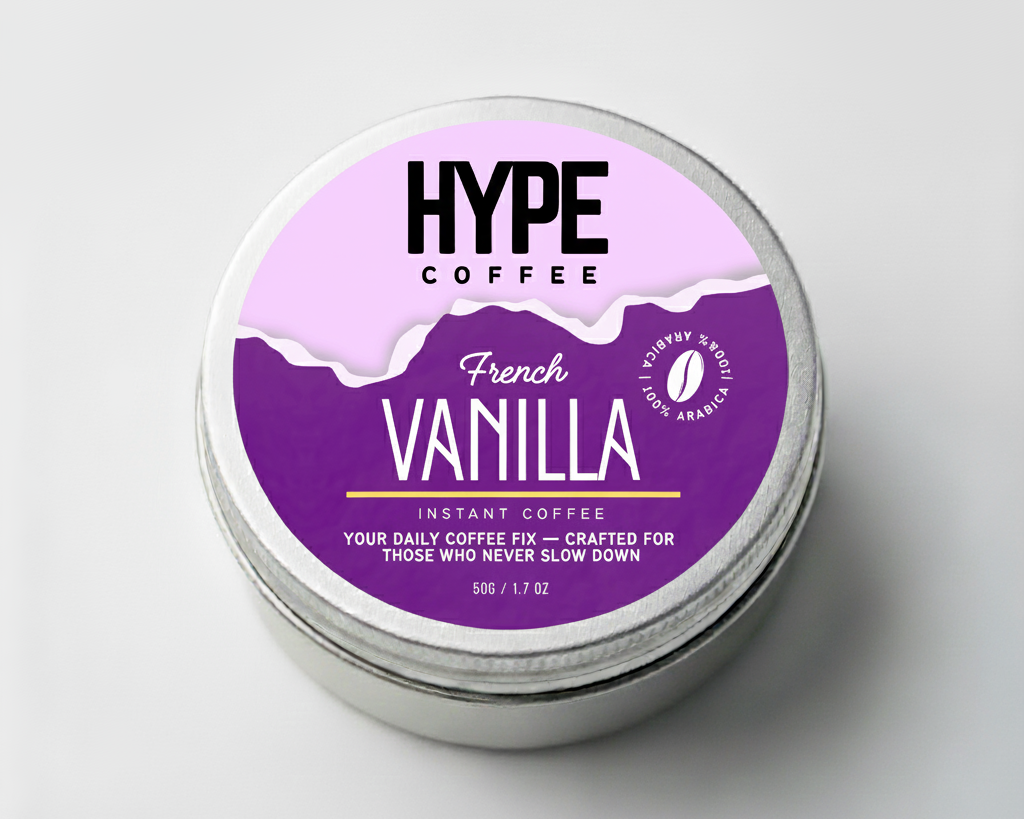 HYPE French Vanilla | 100% Arabica Instant Coffee - 50g